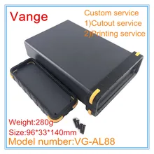 2 шт./партия инъекционные профили проект металлический ящик 96*33*140 мм 6063-T5 алюминиевый экструзионный diy Корпус Чехлы для электрического устройства