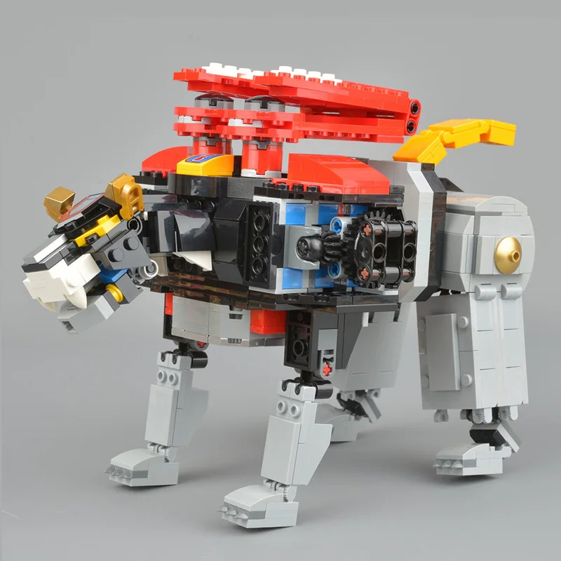 2600 шт. 16057 материал фильма Voltron King робот Вселенная Сила Супер Львы строительные блоки 21311