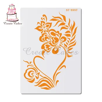 

Flower Stencil For Walls Painting Scrapbooking Stamp Album Decorative Embossing DIY Craft Paper Card Flower Template