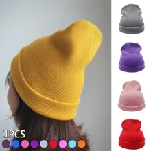 28 цветов, одноцветные шапки-бини унисекс, осенне-зимняя шерстяная мягкая теплая вязаная шапка, модные мужские и женские шапки Gorro, лыжная шапка s