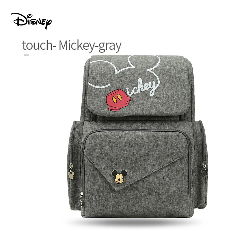 Сумка для подгузников Disney с Usb Микки Маусом многофункциональная сумка на молнии