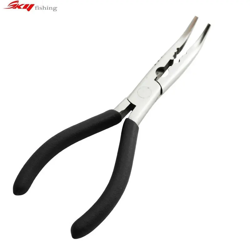 Многофункциональные щипцы крюк qu gou qian рыболовные плоскогубцы Scimitar проволочный резак тусклый польский ручка рыболовные снасти Qj-021