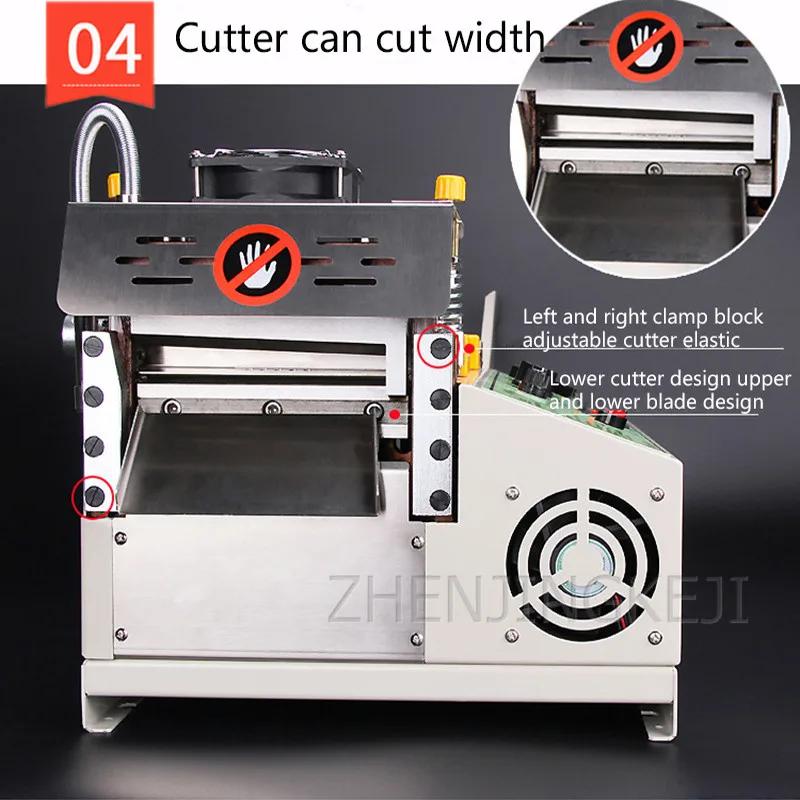  Fully Automatic Computer Cut Tools Hot and Col Two Cut Belt Machine Ribbon Cutting Machine Hot Cutt