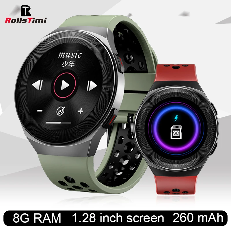 

Смарт-часы Rollstimi для мужчин и женщин, Bluetooth Вызов, артериальное давление, браслет, многорежимная Спортивная запись