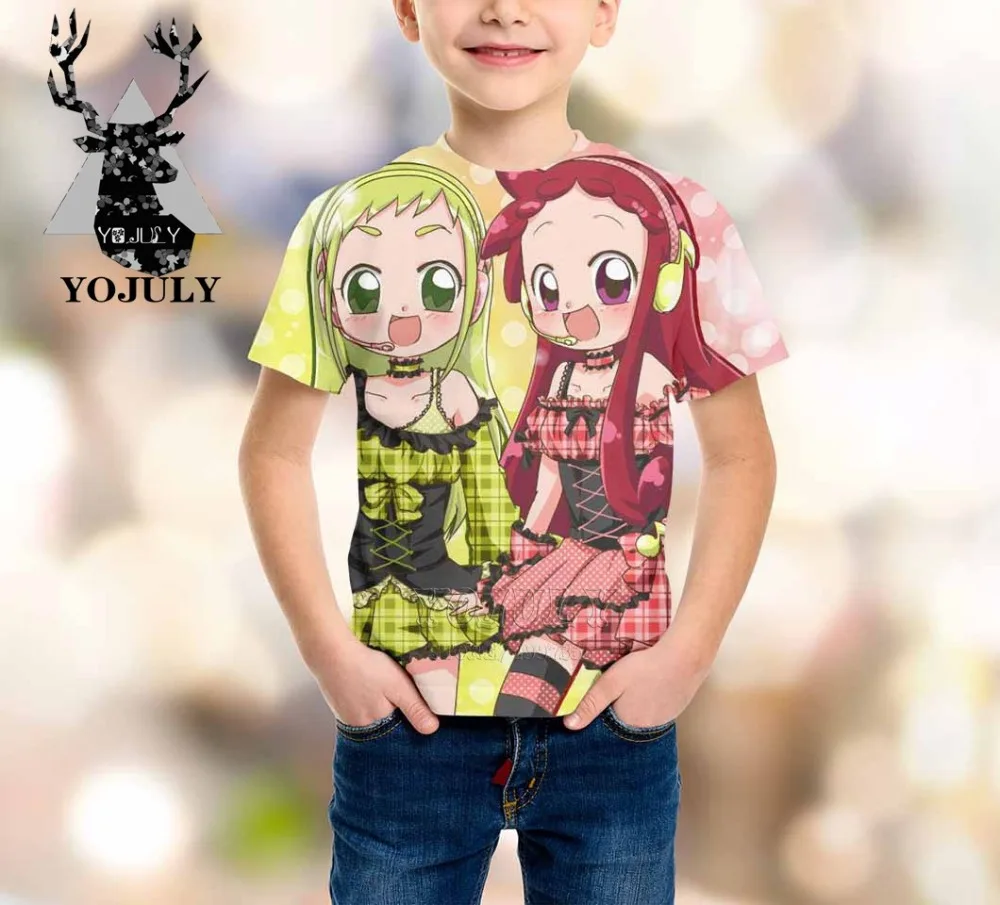 YOJULY Witch Doremi harajuku/детская одежда с 3d принтом для маленьких мальчиков и девочек-подростков детская футболка Лидер продаж, модные топы, футболки, футболки, Modis, A321