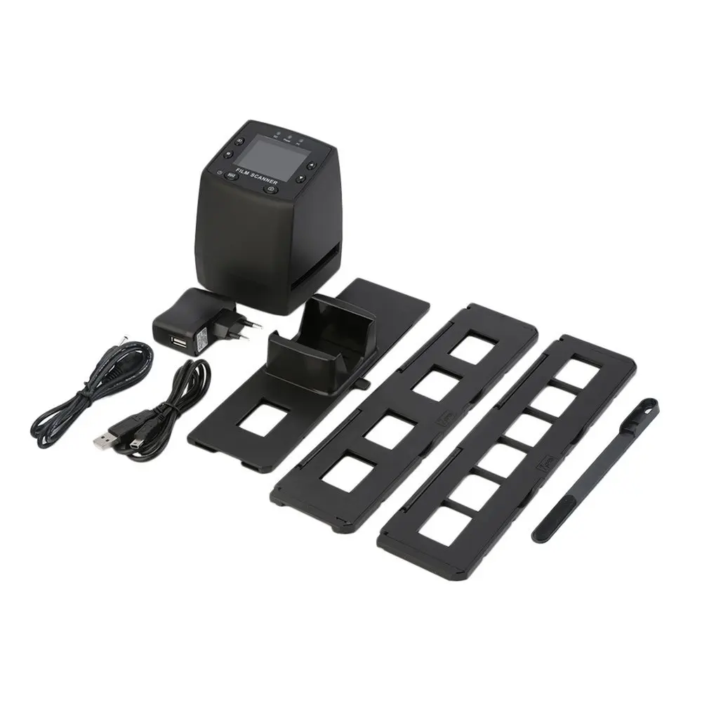  Film Scanner Resolution Scanner Digital Converts USB Negatives Slides Photo Scan Portable Digital F