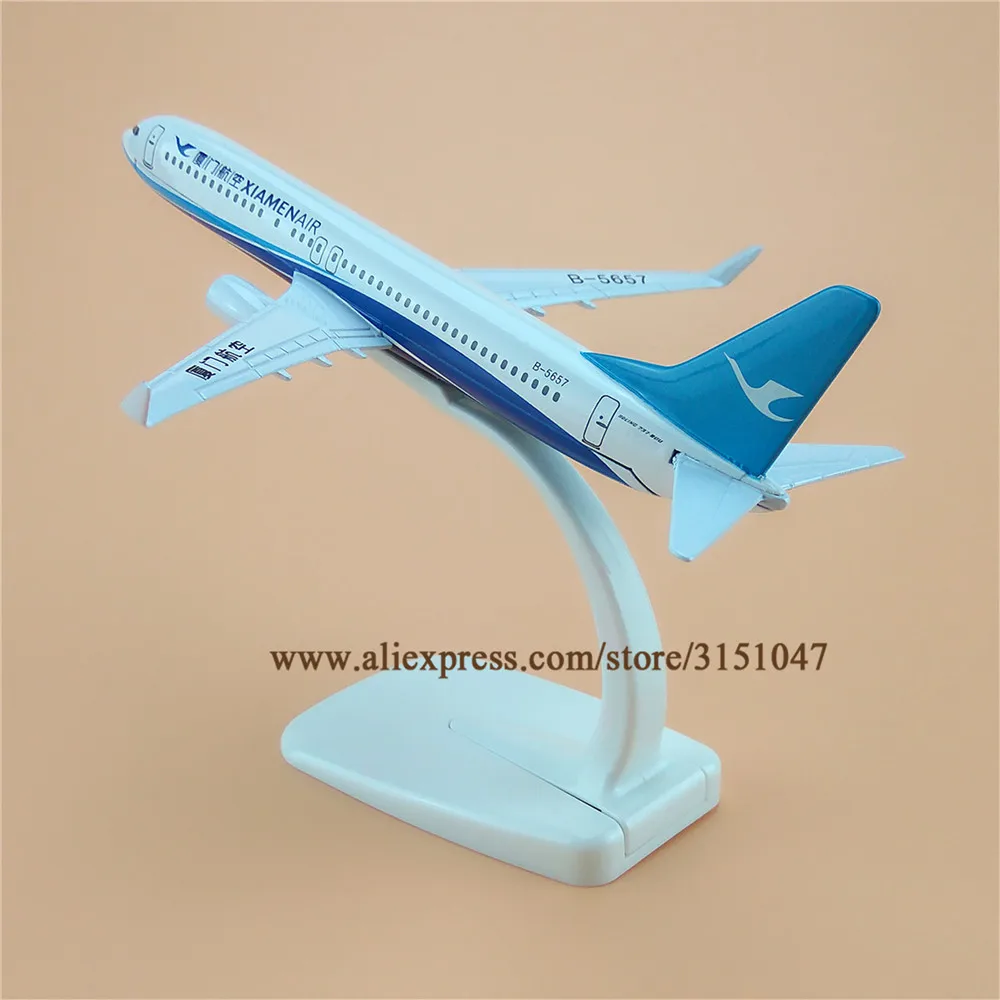 Модель самолета 16 см China XIAMEN XIAMENAIR Airlines B737 800 | Дом и сад