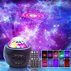 Projecteur LED 3 en 1, lumière galaxie étoilée, pour chambre à coucher, lumière décorative 