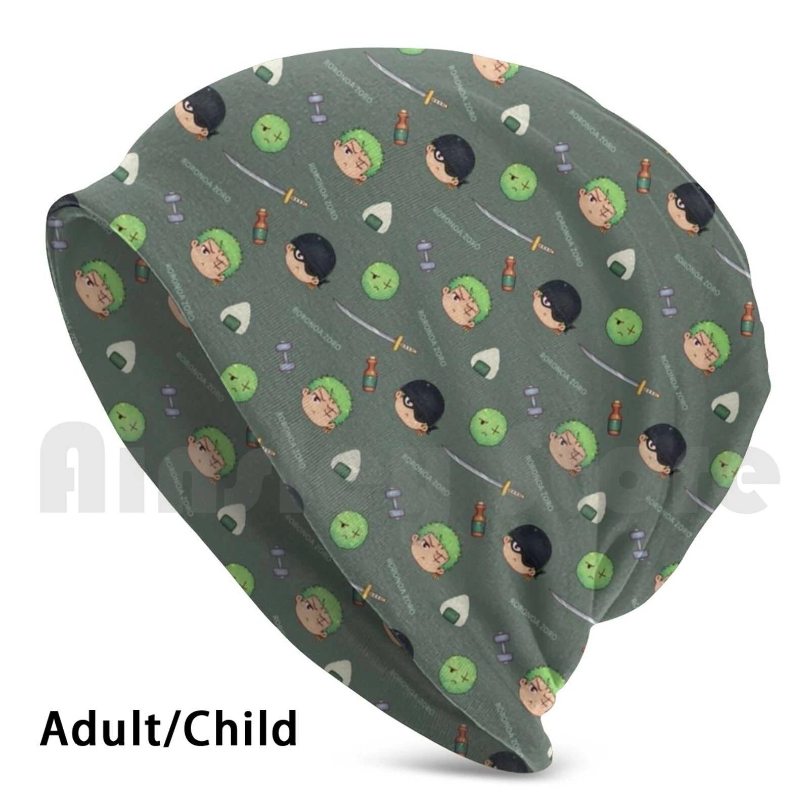 Zoro Beanies Knit Hat 9 Beanies Print One Piece Roronoa Zoro One Piece Mugiwara Pirate Supernova Anime Sword Men S Skullies Beanies Aliexpress