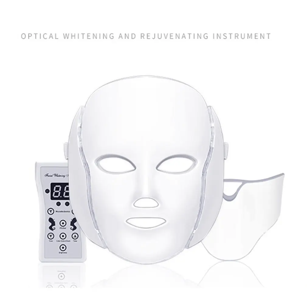 Facial Skin Care Photon Therapy LED Facial Mask 7 Colors Facial Beauty Skin Care Rejuvenation Wrink