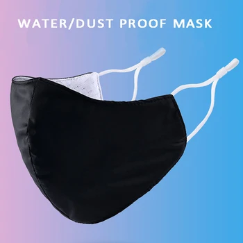 

5/10/20/50pcs Waterproof and Breathable Mask Dust Haze Proof Black Cotton Mask