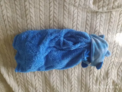 Cuddly Warm Comfy Pet Shaped Pillow Cum Hoodie photo review