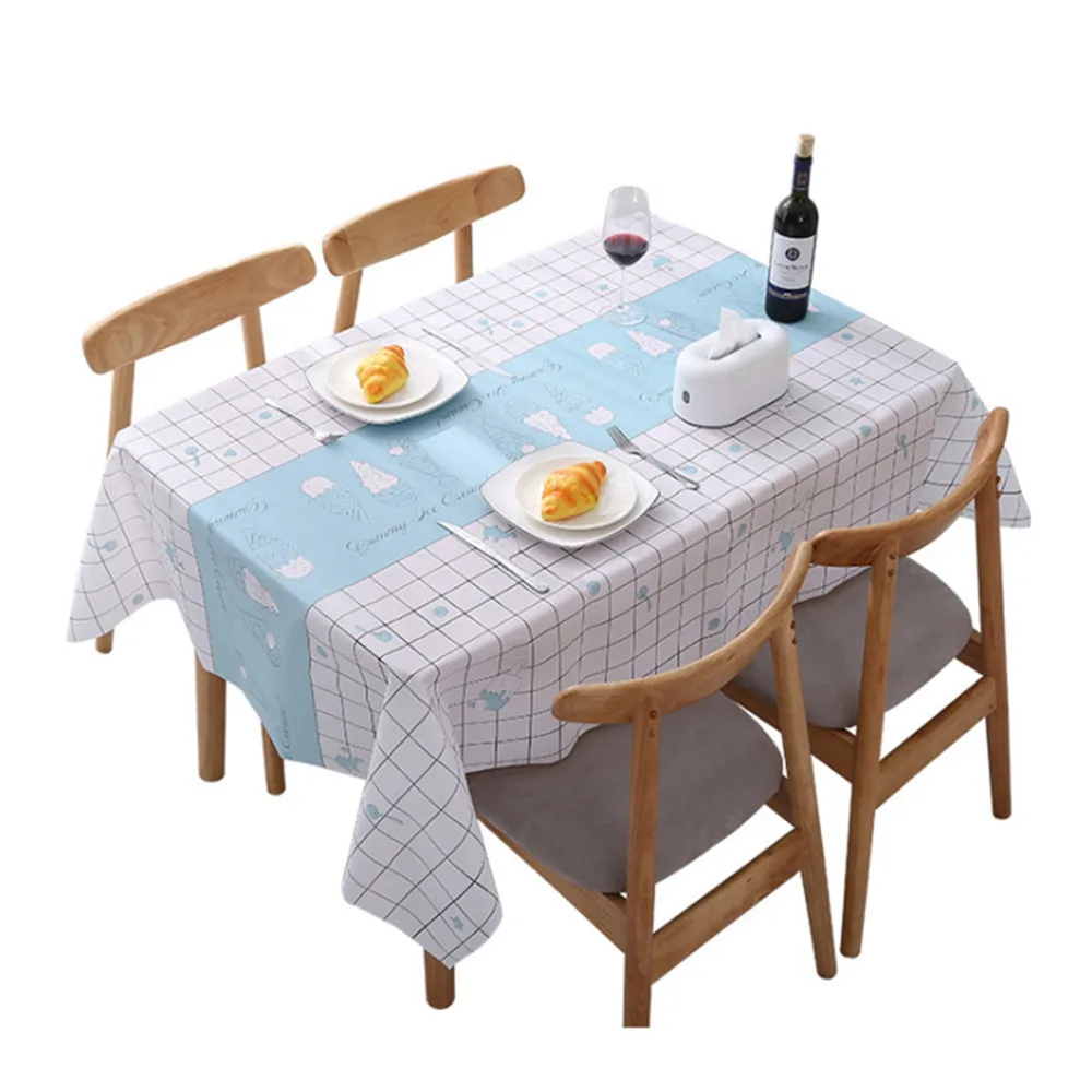 Waterproof and Oil Proof Table Cloth For Kitchen Decorative Dining Table Cover tablecloth for table Home Textile