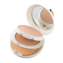 Двухслойная прессованная пудра длительное покрытие дефекты водонепроницаемый контроль масла осветляет цвет кожи консилер порошок