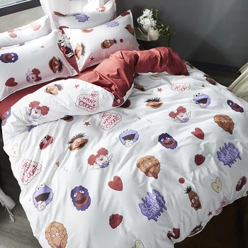 

Four-Piece Bedding Set Bed Sheet Quilt Cover Single Student Dormitory Three-Piece Set