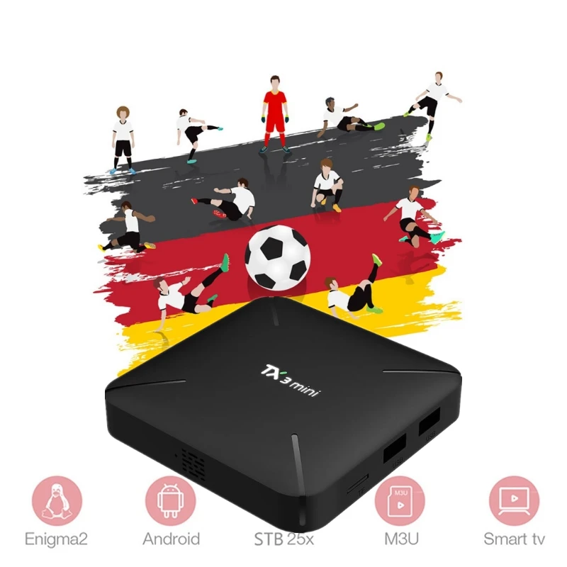 Android TV box Поддержка Турция IP m3u abonnement Арабский США Канада Испания Европа Германия