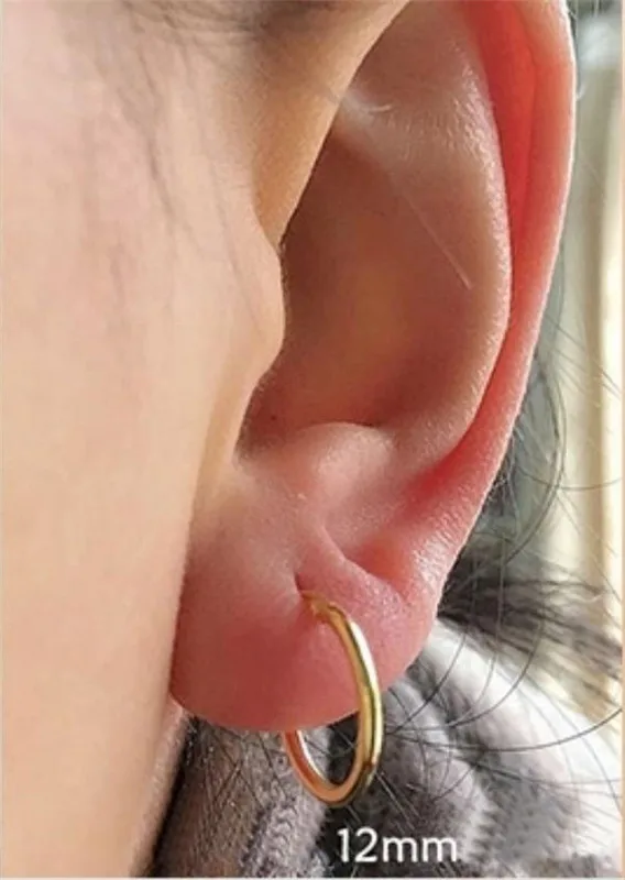 Серьги из стерлингового серебра 925 пробы для женщин, золотые небольшие кольцевые серьги из циркона, серьги для хряща ушной раковины, костяные серьги для женщин, Evil Eye aretes R5
