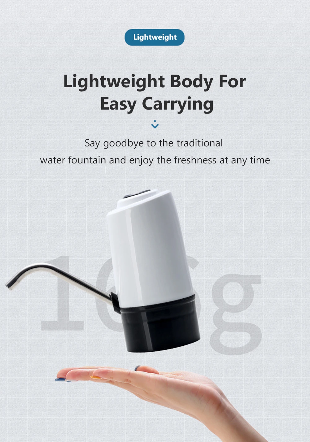 Универсальный насос для бутылки с водой, usb зарядка, автоматический насос для питьевой воды, портативный Электрический диспенсер для воды, переключатель бутылки с водой