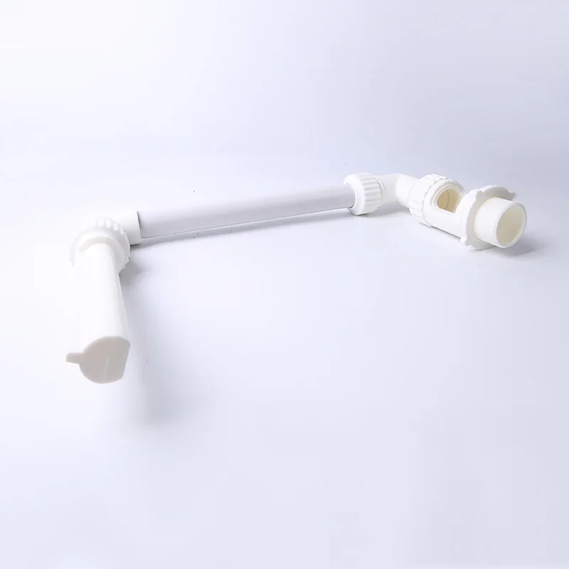 

Adjustable Pool Fountain Frame Decoration Plastics Waterfall 26*40*19cm White Ground Connector Stand