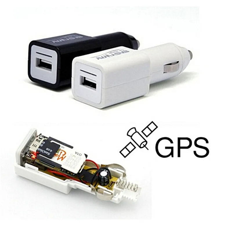 1 шт. автомобильное зарядное устройство локатор GSM Автомобильный gps трекер Профессиональное аудио наблюдение