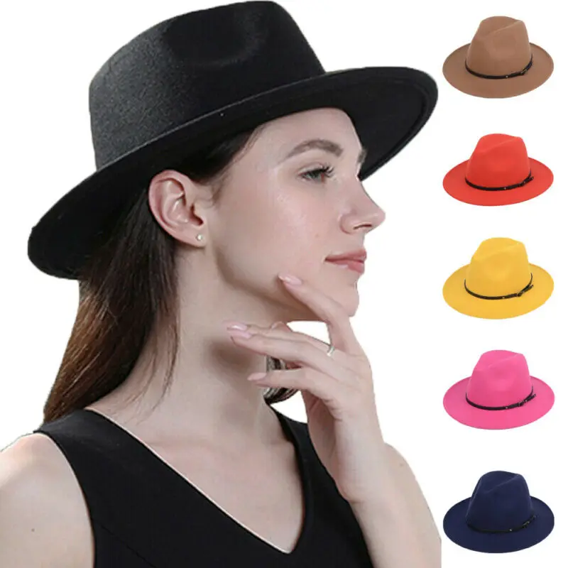 orange brim hat