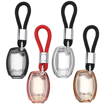 

Protective Key Shell Cover For Mercedes Benz C Class E Class E260L GLK GLA CLA With Keyring Auto Accessories Car Key Case Fob