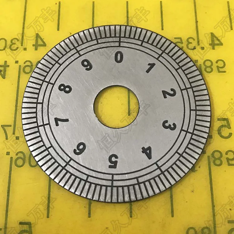 3.6 Degrees Dial Circle Small Dividing Disc Mechanical Angle Fitting ...