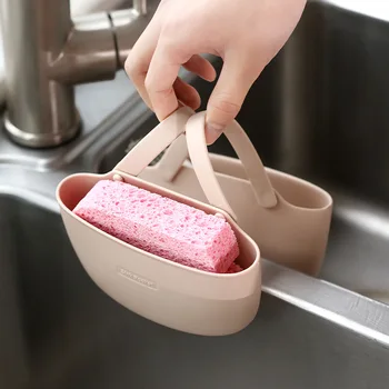 

Sink Water Draining Hanging Basket Sink Sink Sink Faucet Plastic Sponge Water Draining Basket Storage Bag Water Filter Bag