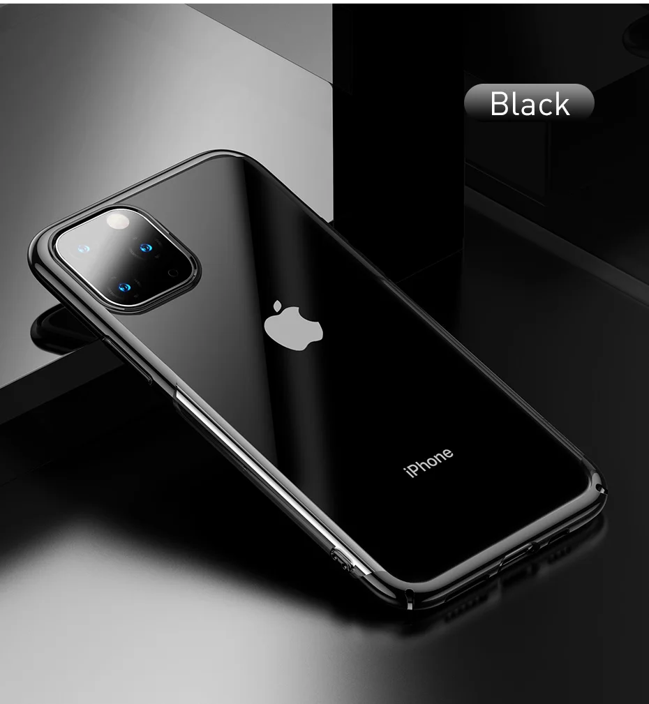Baseus Роскошный чехол для телефона с покрытием для iPhone 11 Pro Max 11Pro Чехол Жесткий PC задняя крышка для iPhone11 защитный чехол Coque Fundas