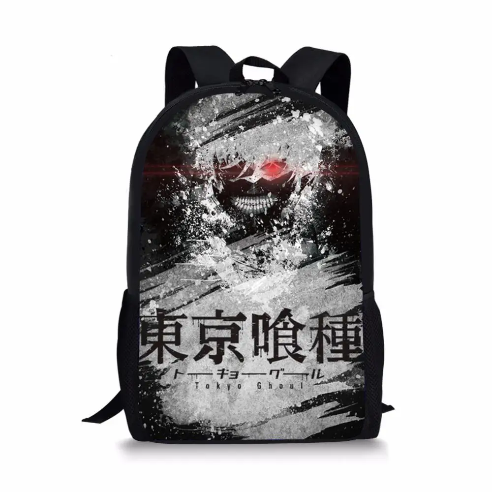 Школьный рюкзак для мальчиков и девочек-подростков Kaneki Ken, детский ортопедический рюкзак с диагональю 16 дюймов, дорожная сумка