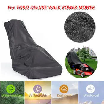

Waterproof Dust Rain Proof Outdoor Garden Sunscreen Tractor Lawn Mower Cover Oxford Clothe Material Black Protective Cover