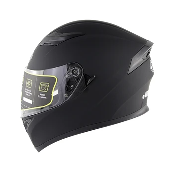 

Retro Classic Double Lens Highway Riding Full Face Motorcycle Helmet casco capacete moto ECE Approved Soman SM960