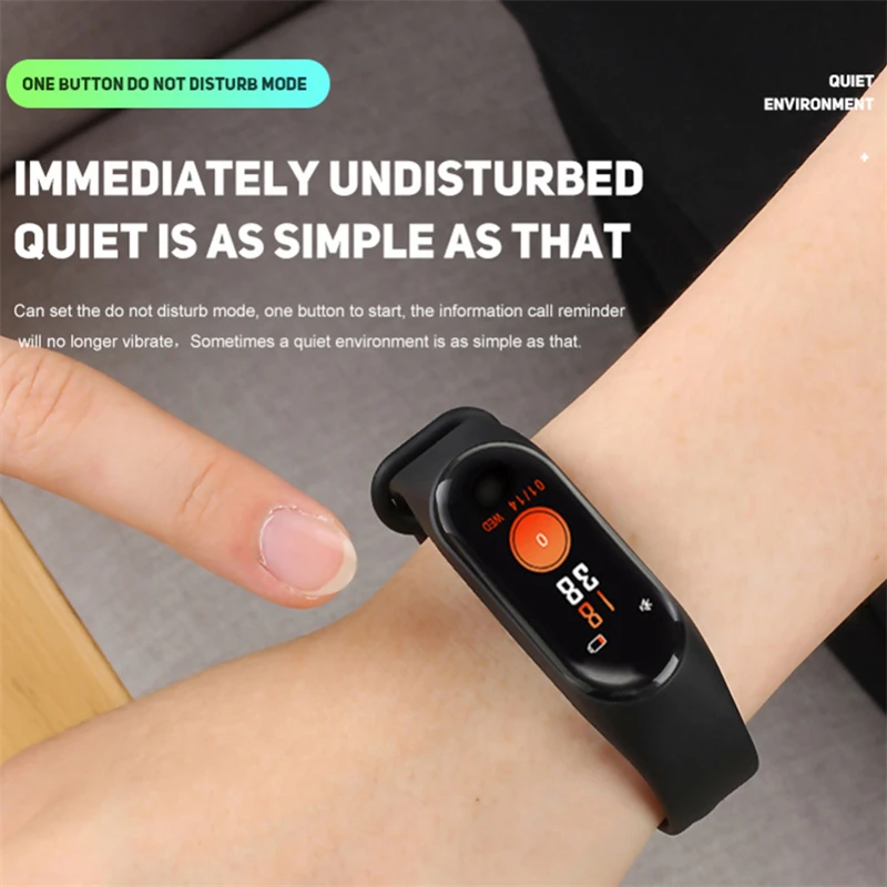 M3 Fitness Tracker Smart Watch Blood 