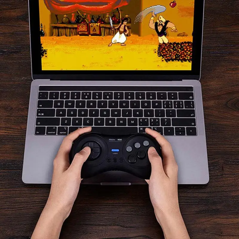 8Bitdo 8-местный M30 геймпад Bluetooth ручка для беспроводной ручки для Windows, Android, Raspberry PI, MacOS и устройств переключатель
