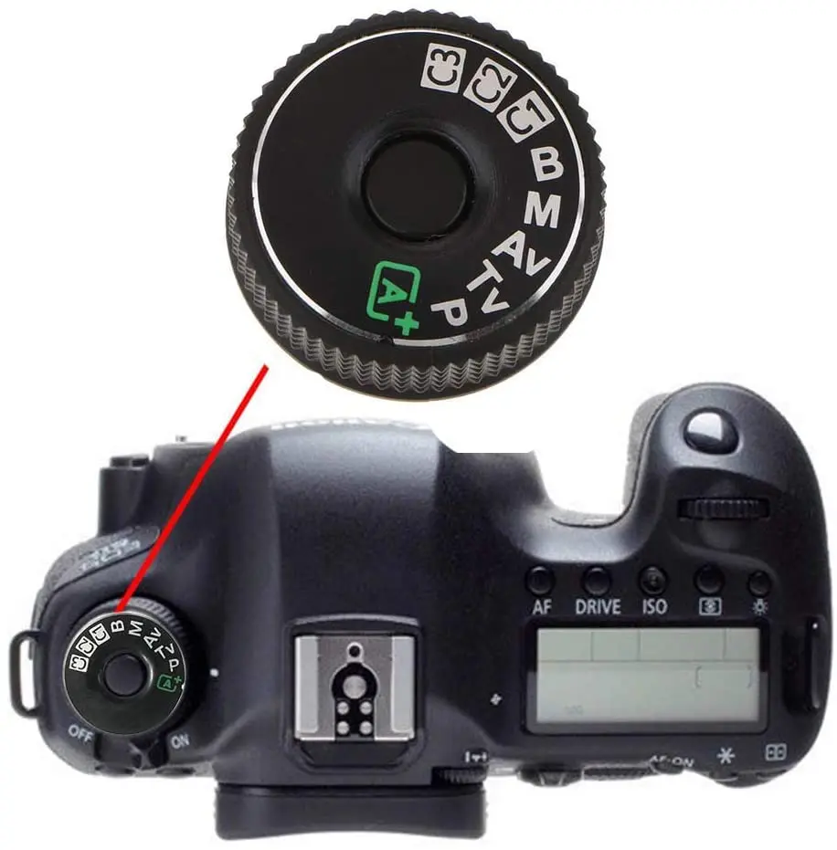 NEW Original 6D Top cover button mode dial For Canon 5D3 5D Mark III 6D Camera Replacement Unit Repair Part