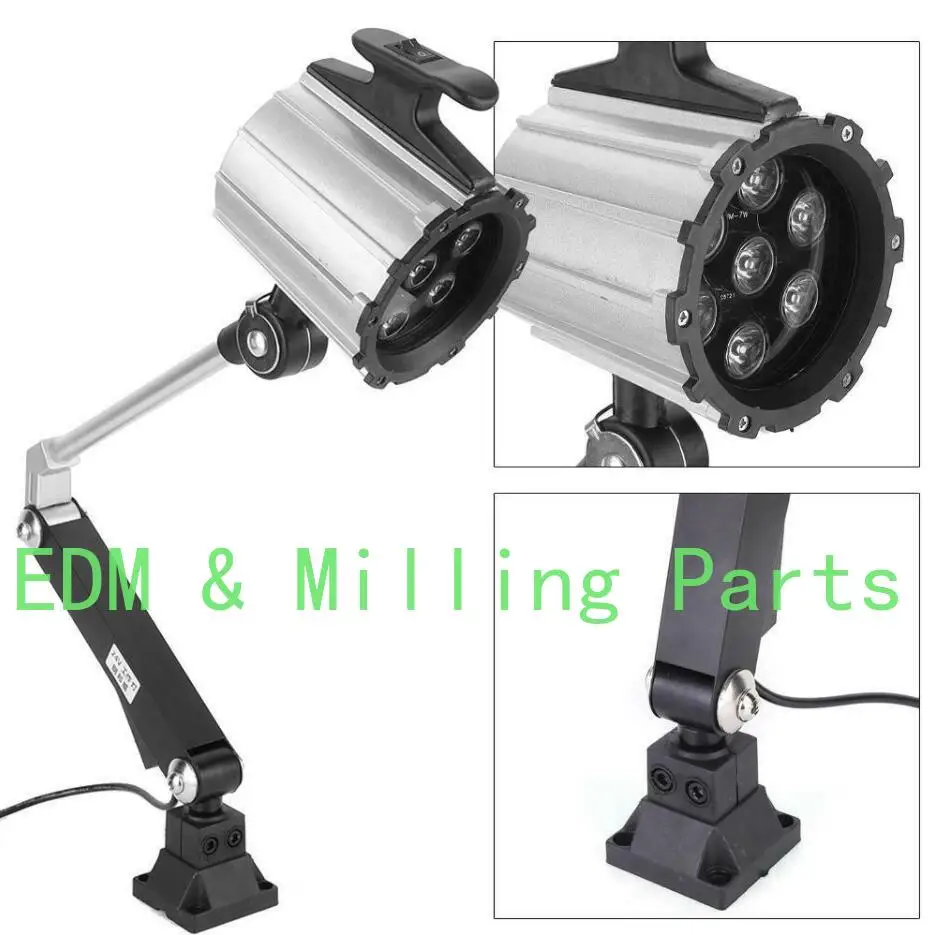 Details about   7W LED Work Lamp For CNC Machine Lathe Milling Machine Waterproof Work Light 