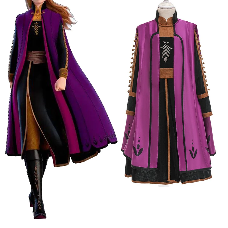 

Girls Anna Elsa 2 Cosplay Christmas Dress Kids Winter Costume Children Birthday Party Princess Dresses For 5 7 9 Girl Clothing