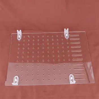 

Acrylic Segregation Board Fish Tank Fry Isolation Plate Baffle Pet Supplies For Aquarium Parts With 4pcs Clips