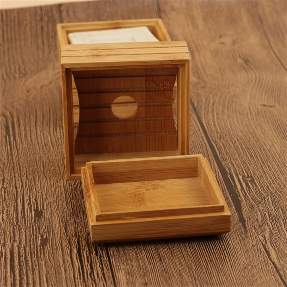 Дорожная коробка для мыльницы, чехол для мыла Cas, экологичный бамбуковый деревянный контейнер для мыльницы, коробка для хранения мыла, аксессуары для ванной комнаты
