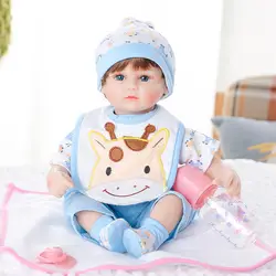 Напрямую от производителя продажа Reborn Baby Doll Модель Детская кукла винил мягкий Silcone Amazon Ebay Горячая продажа 45 см Сделано