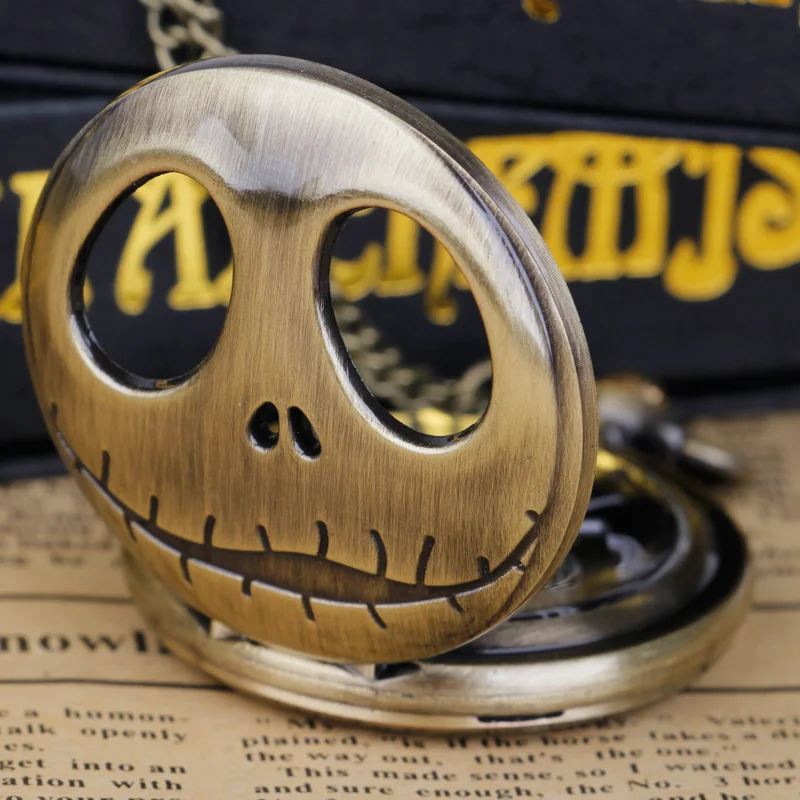 남성용 절묘한 포켓 워치, 스팀펑크 목걸이, 쿼츠 포켓 시계, 체인 포함, 인기