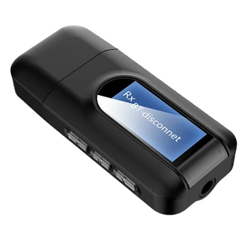 

3.5mm USB Bluetooth 5.0 Audio Transmitter Receiver Adapter for PC TV Car AUX