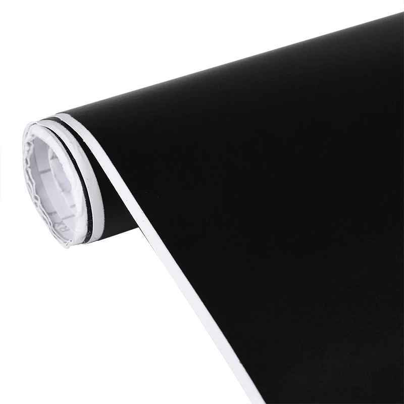 1pc 30x152cm Flexible Bubble-Free Sticker Black Matt Car Wrapping Foil Film for Whole Car Decoration