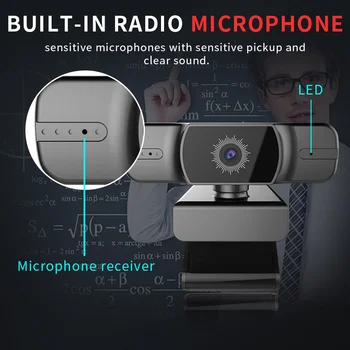 

1080P HD Computer Camera Peripherals Web Built-in Microphone Auto Focus High-end Video Call Camera For PC Laptop