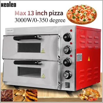 Price XEOLEO Pizza Oven Electric Baking Oven 13inch Vertical Bakery Oven Commercial Bread Baking Machine With Asbestos Board 3000W