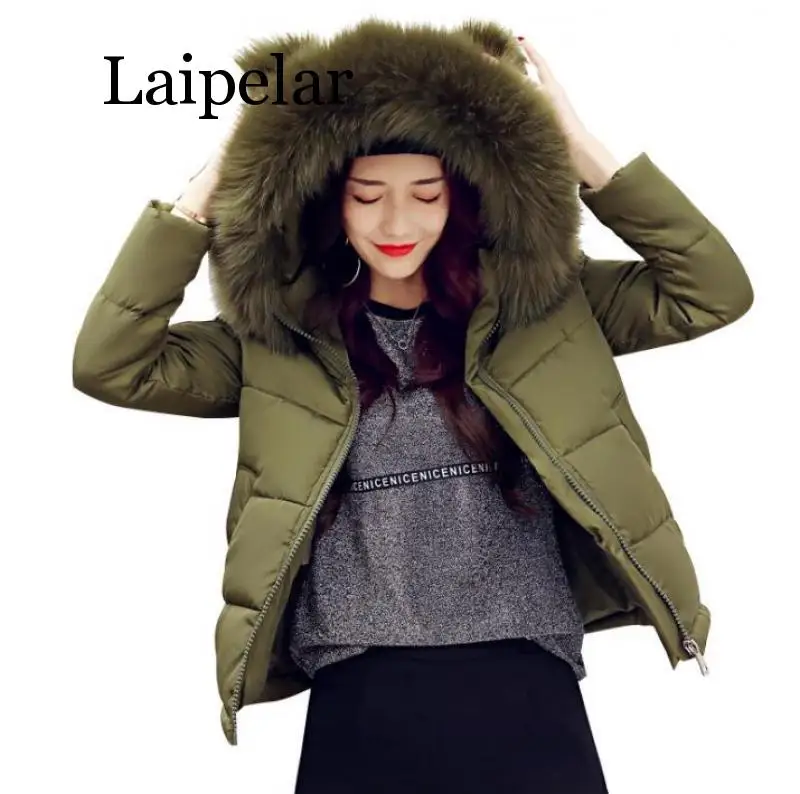 Новинка 2019 года женская зимняя куртка Laipelar с большим воротником и капюшоном