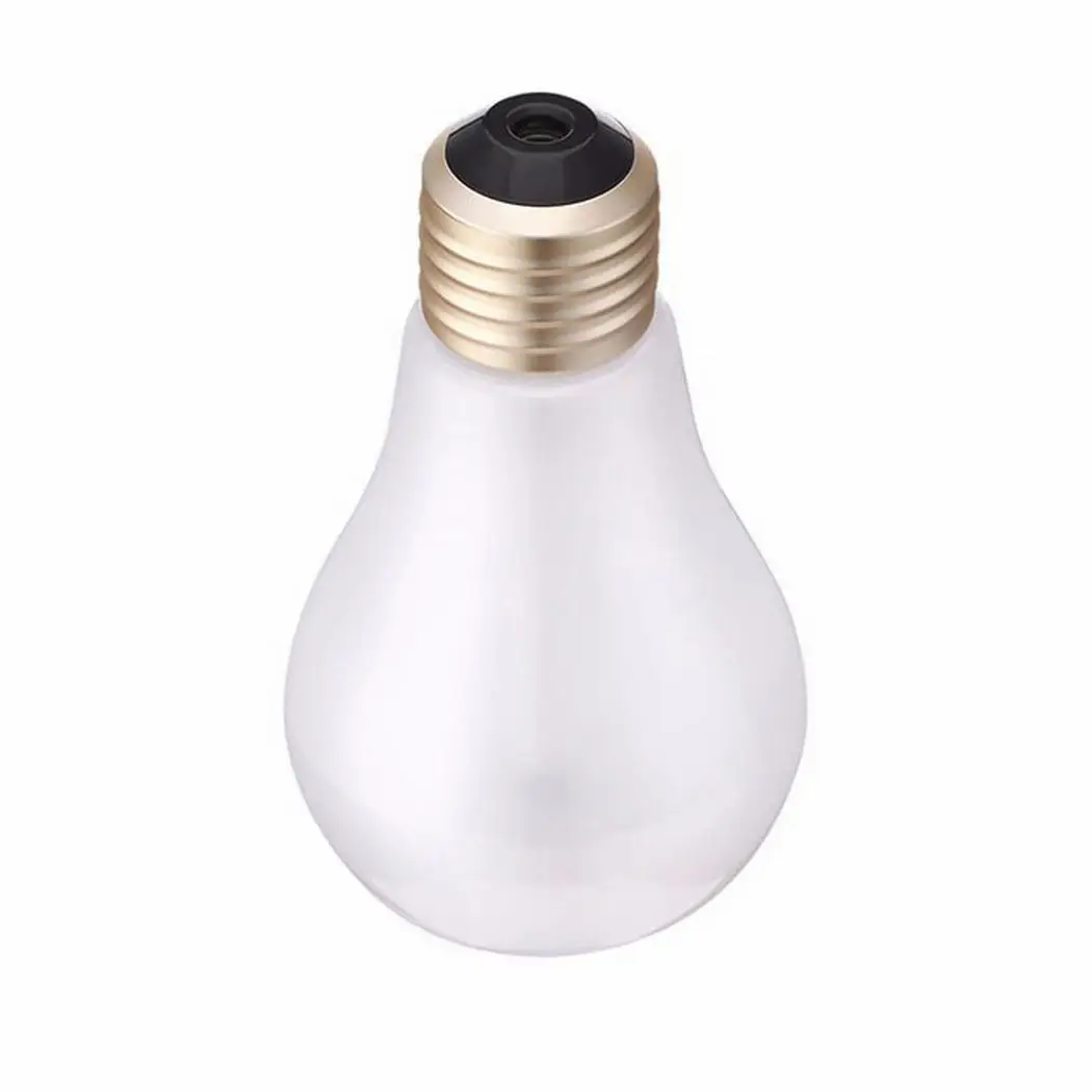

Light Bulb Aromatherapy Humidifier Creative USB Home Ultrasonic Mute Mist Diffuser Essential Oil Atomizer With LED Night Light