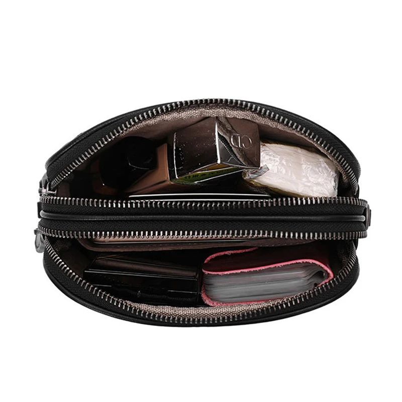 Sac à bandoulière en cuir véritable tissé à la main mode femme