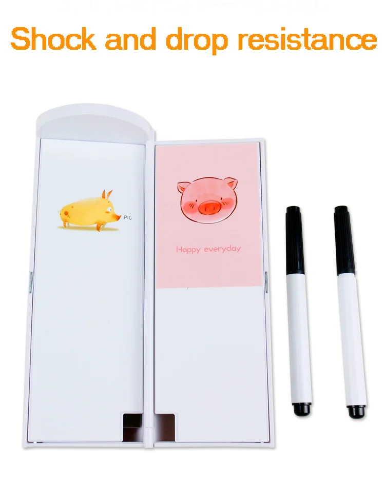 NBX Long style pencil cases box with calculator Suitable for use in boys Useful Anti-fall health With small mirror pen box Gifts