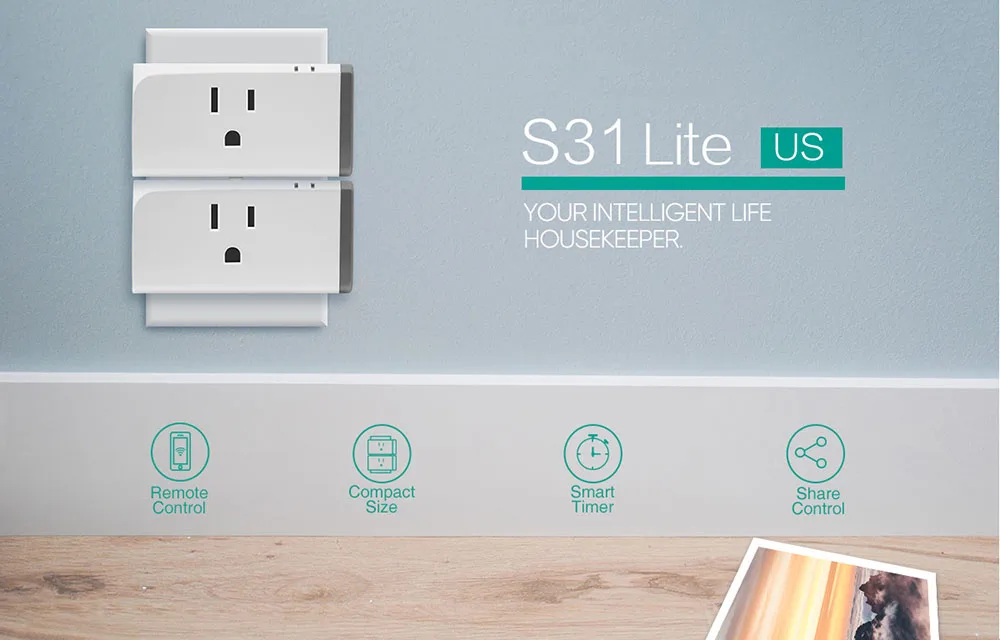 Sonoff S31 US Mini Wifi умная розетка домашний измеритель энергопотребления монитор использование энергии приложение дистанционное управление с Alexa Google